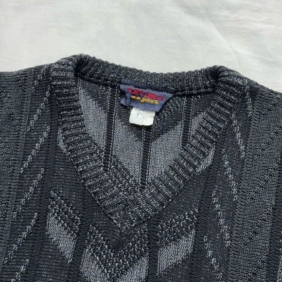 VTG Textured Knit Sweater - Picture 2 of 3